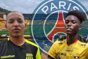 El equipo en el que le gustaría jugar a Acurio, mientras que Obando esta cerca de PSG