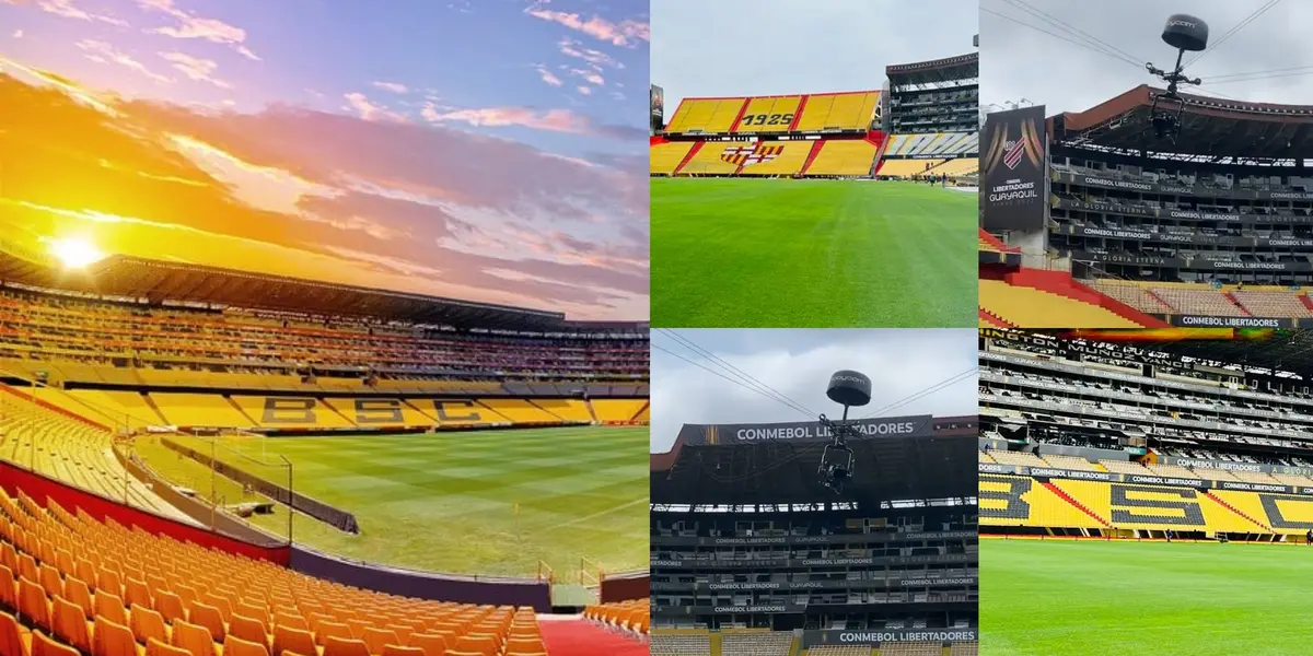 El Estadio Monumental se pone a punto para la final de la Copa Libertadores de este sábado entre el Flamengo y Atlético Paranaense