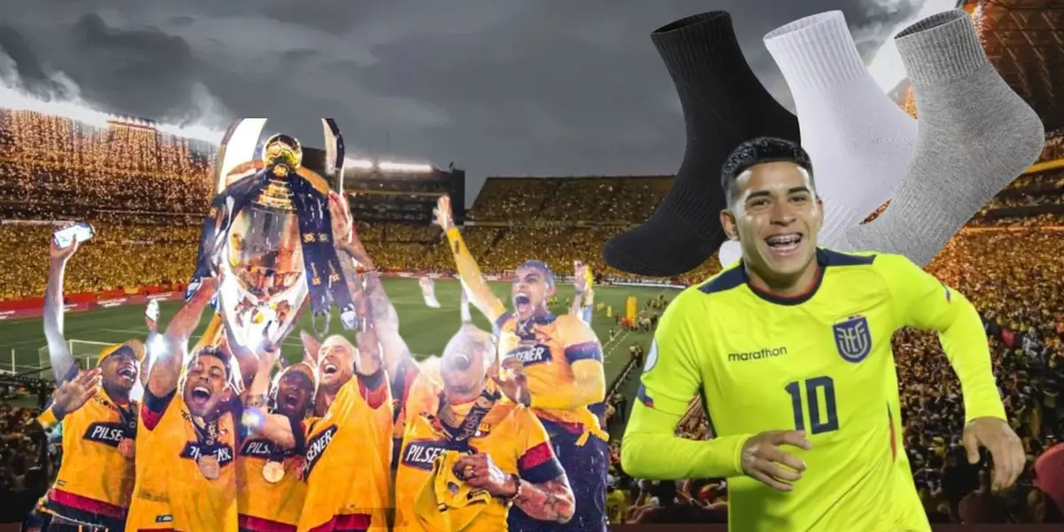 El ex campeón con Barcelona SC que vende medias, las usa Kendry Páez