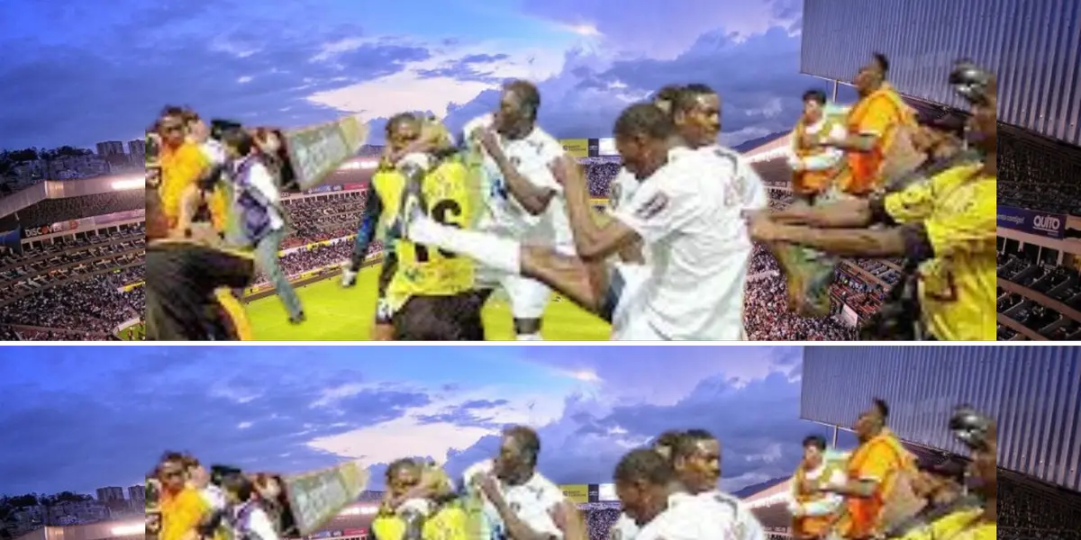 El ex defensor de Barcelona SC Víctor Montoya cuenta como comenzó aquella enorme pelea ante Liga de Quito