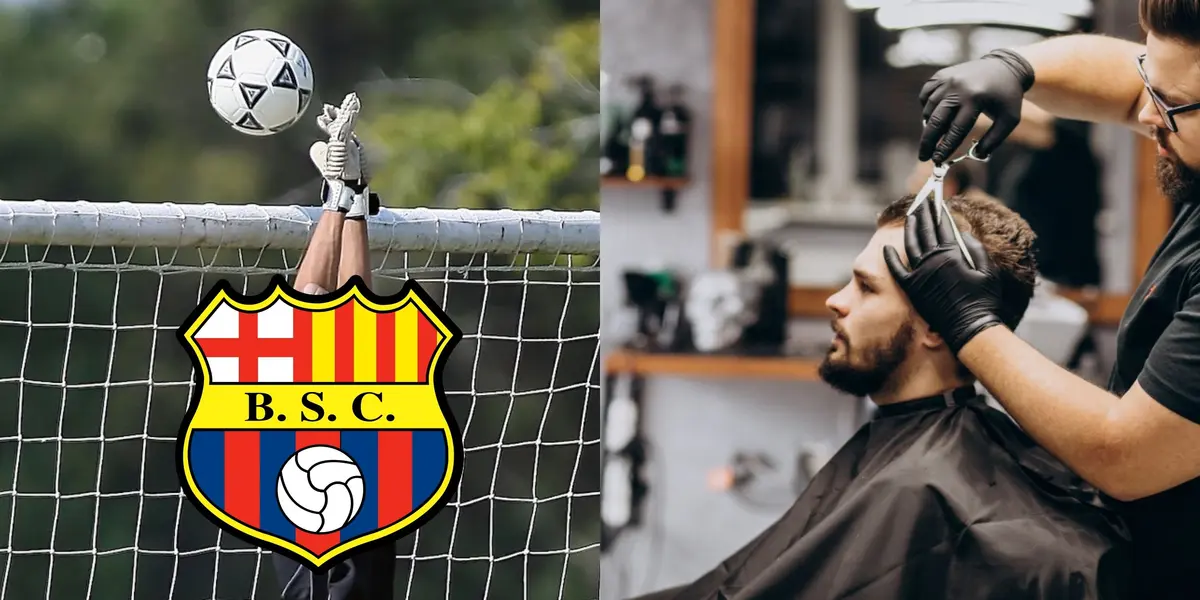 El ex golero de Barcelona SC, hoy se dedica a cortar el cabello