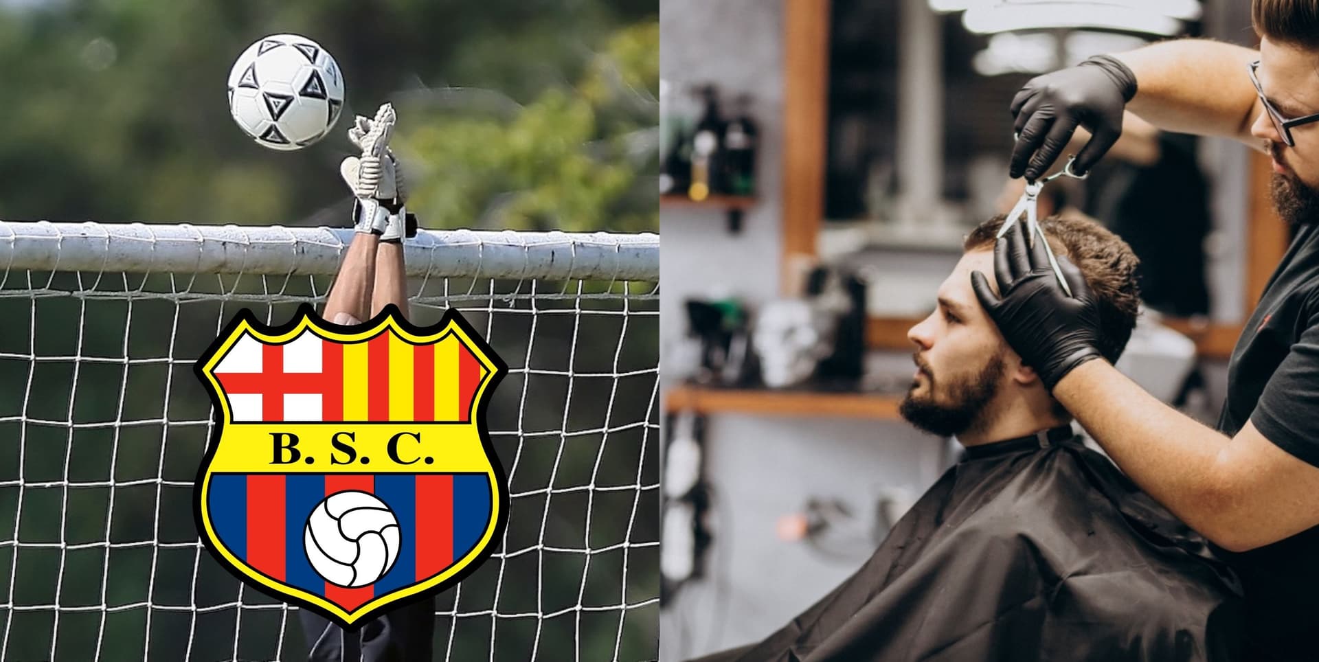El ex golero de Barcelona SC, hoy se dedica a cortar el cabello