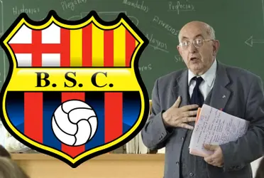 El ex jugador de Barcelona SC que trabaja en una escuela