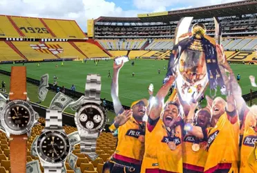 El futbolista que fue campeón con Barcelona SC en dos ocasiones y ahora tiene un Rolex de 16 mil