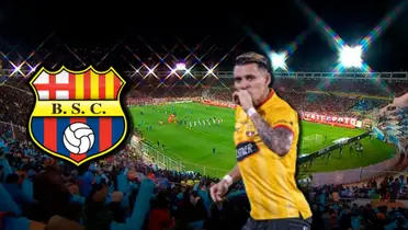 El golazo de Carlos Garcés en Perú, fue un paquete cuando jugaba en Barcelona SC