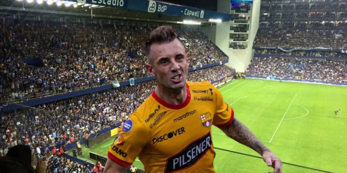 El golazo de Damián Díaz que ya pone a ganar a Barcelona SC