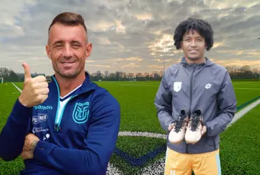 El goleador actual de Cumbayá habló del partido que se viene ante Barcelona SC no dejó de lado su administración por Díaz