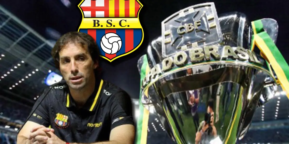 El grande de Brasil que quiere a Almada, salió campeón con Barcelona SC en el 2016