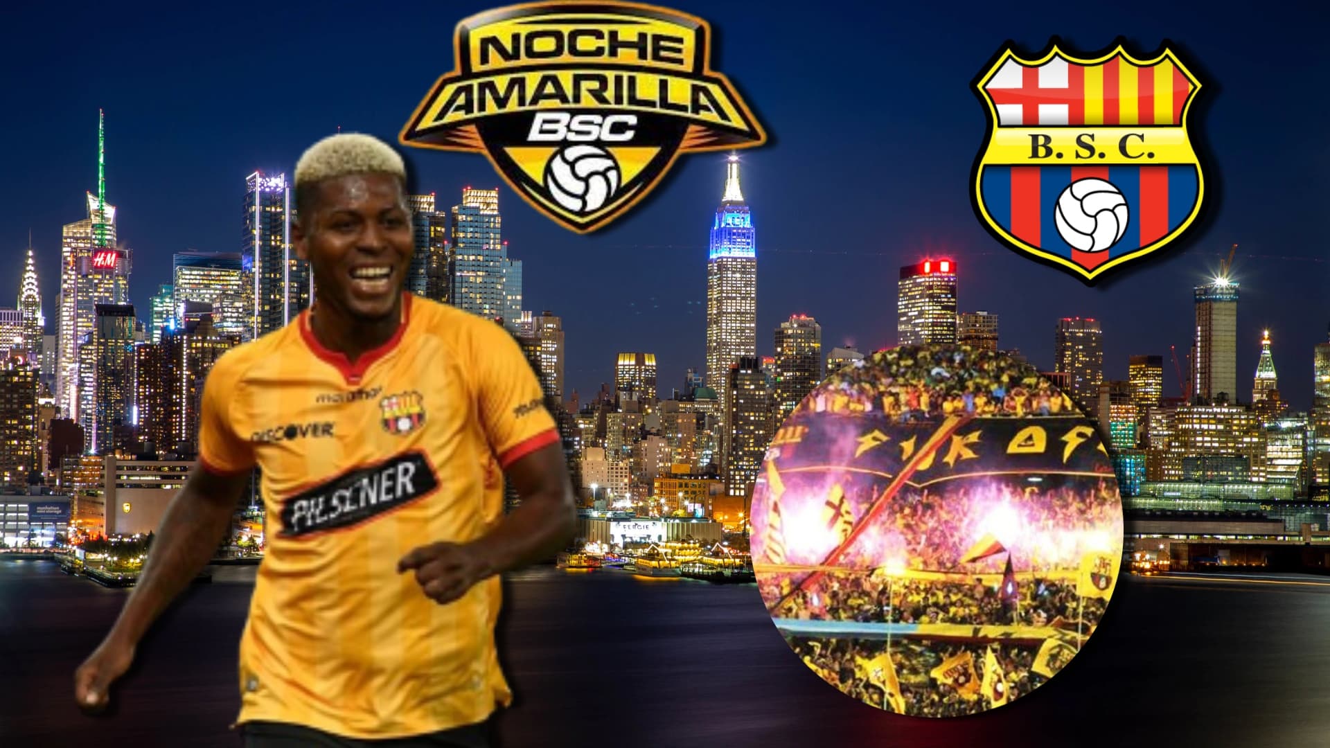 El ídolo trasciende fronteras, la locura de los hinchas de Barcelona SC en New Jersey
