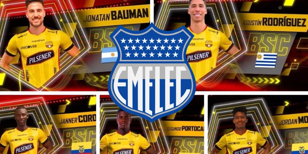 El jugador de Barcelona SC fue presentado como nuevo fichaje, pero era hincha de Emelec