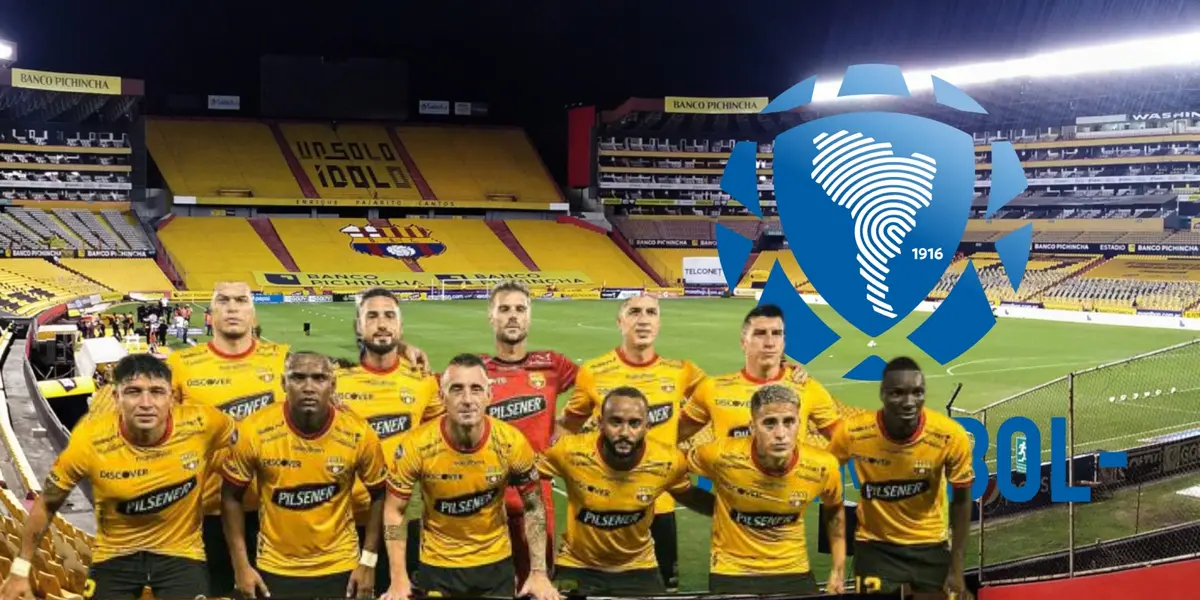 El jugador de Barcelona SC que apareció en una publicación de la CONMEBOL