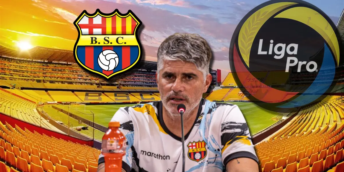 El jugador de Barcelona SC que podría no llegar al inicio de la Liga Pro, preocupa a López