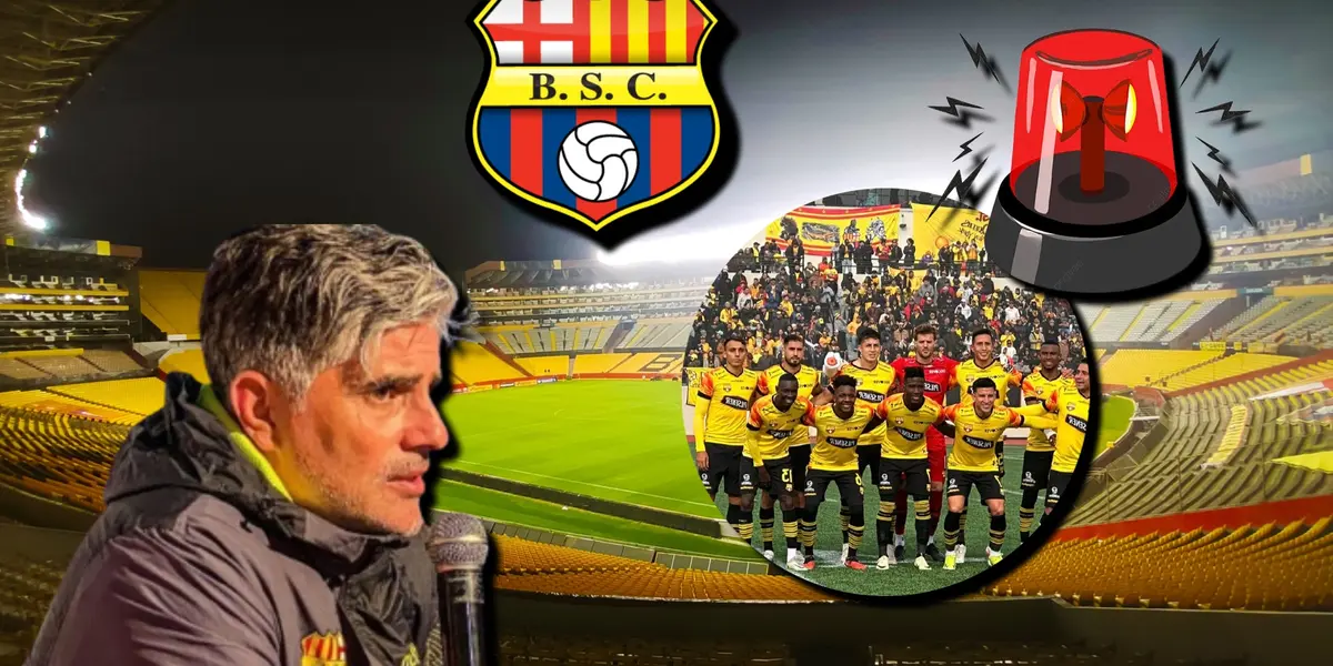 El jugador de Barcelona SC que podría perderse el partido contra Imbabura, encienden las alarmas