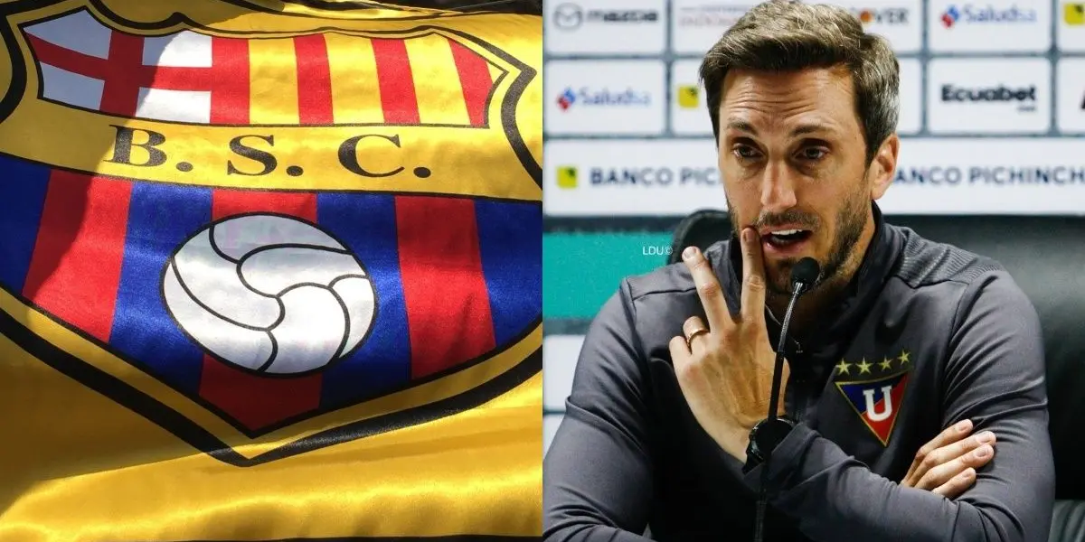 El jugador desperdició un gol ante Delfín