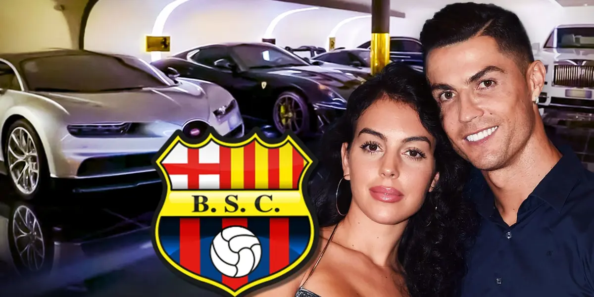 El jugador estuvo en Barcelona SC y en su carrera hizo una fortuna que le permitió comprar carros de lujo como Cristiano Ronaldo