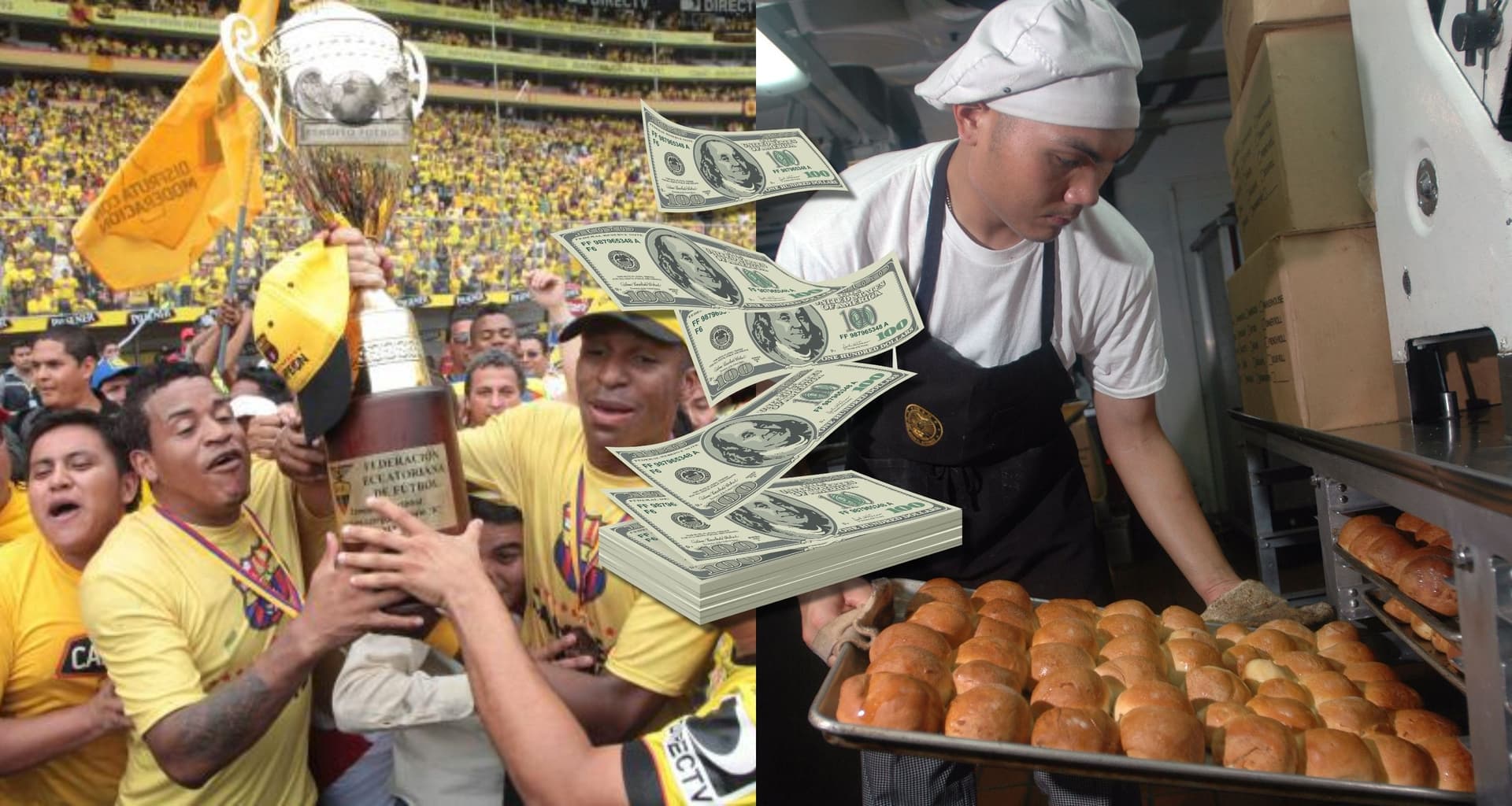 El jugador fue campeón con Barcelona SC, sin embargo ahora se gana la vida con su negocio de panadería y pastelería