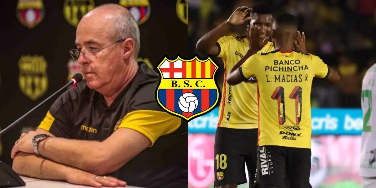 El jugador llegó como la carta de gol de Jorge Célico para Barcelona SC