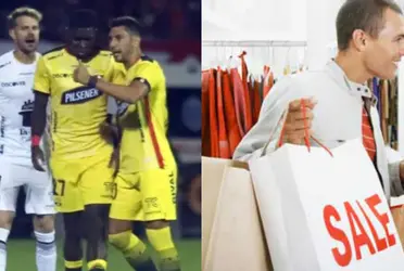 El jugador que apareció gastando dinero en ropa, en sus ratos libres, mientras Javier Burrai entrena a todo momento