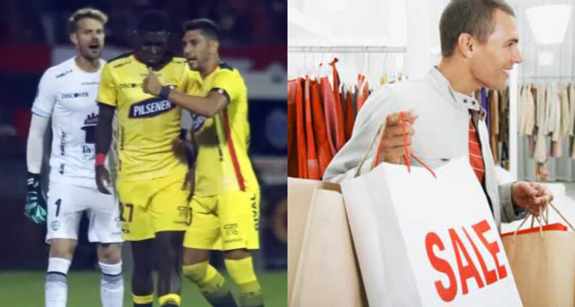 El jugador que apareció gastando dinero en ropa, en sus ratos libres, mientras Javier Burrai entrena a todo momento