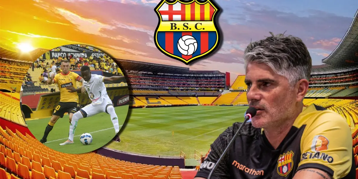 El jugador que recuperó Barcelona SC para enfrentar mañana al Mushuc Runa, López podría usarlo