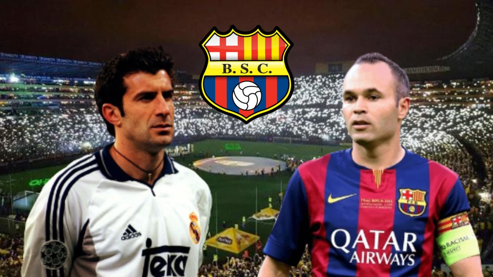 El jugador que vestirá los colores de BSC en la Noche Amarilla no es Iniesta, ni Figo