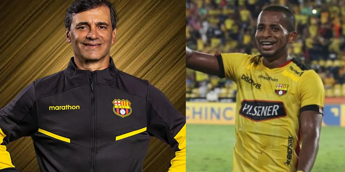 El jugador se fue de Barcelona SC y ya habló como nuevo jugador de Delfín
