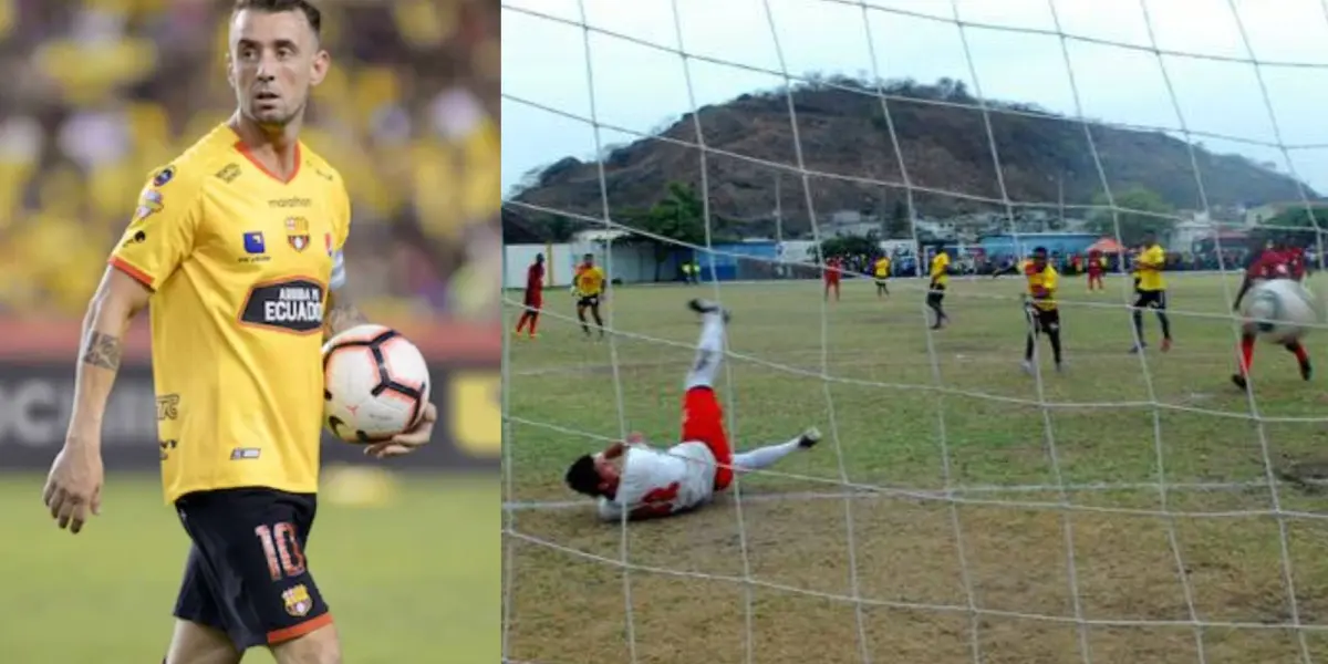 El jugador tenía todo para ser el nuevo Damián Díaz pero hoy está jugando en la Serie B del Fútbol Ecuatorianao