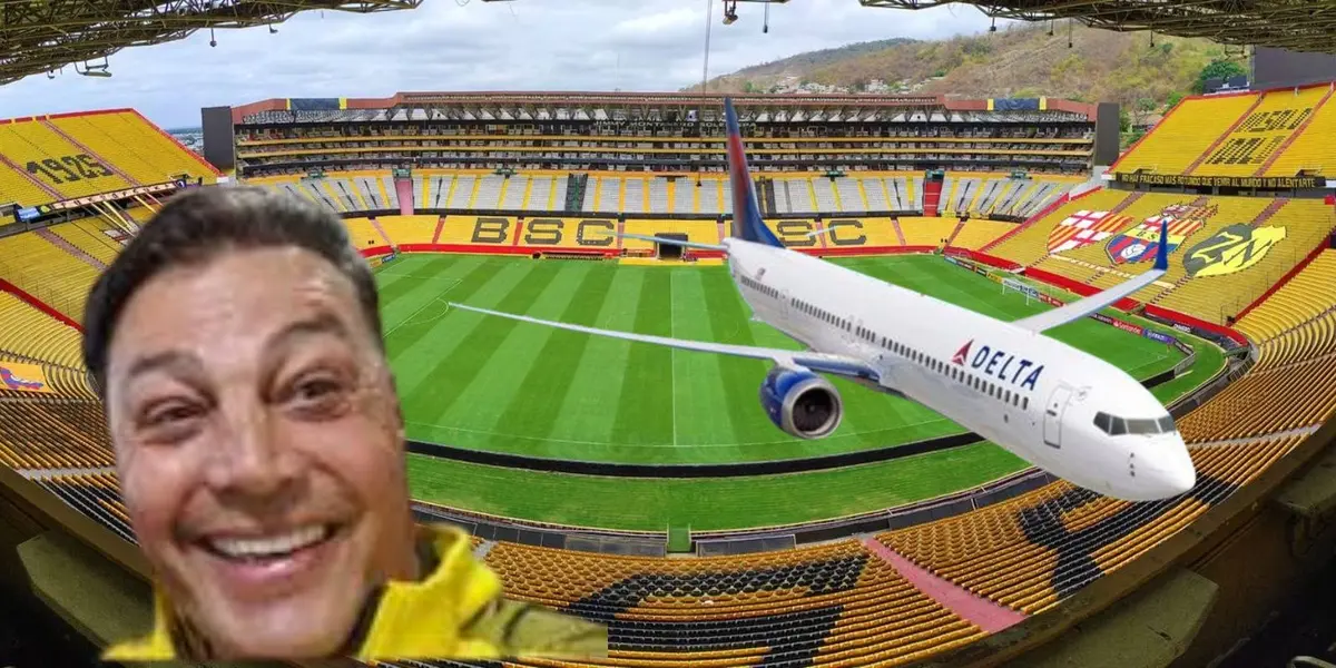 El presidente de Barcelona SC salió del país a visitar lugares importantes para el club