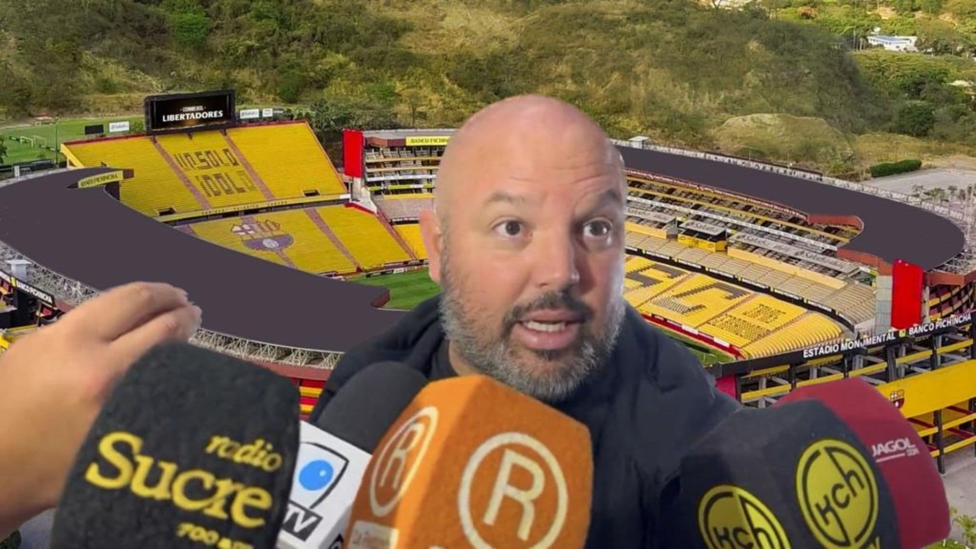 El presidente de la Liga Pro reconoció los errores arbitrales que se suscitaron en el encuentro del domingo a las 18h00 ante Cumbayá .