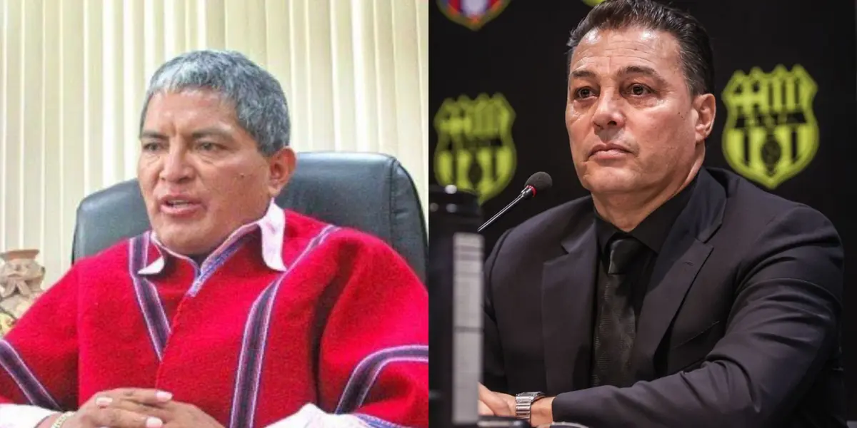 El presidente de Mushuc Runa tuvo unas palabras que no le gustarán a Alfaro Moreno