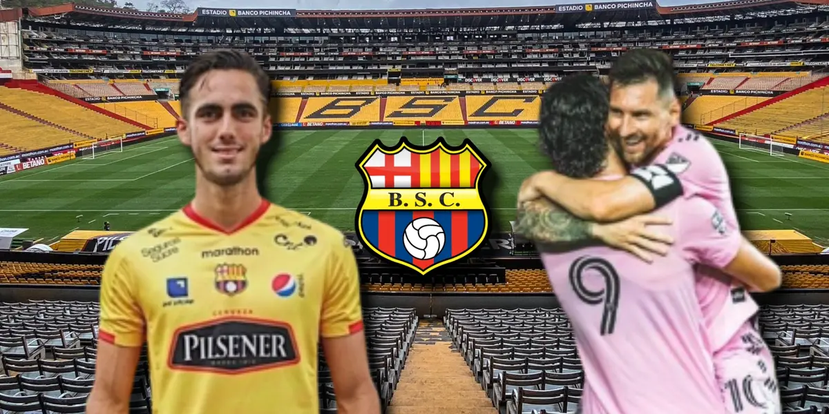 El primer gol de Leonardo Campana, salió de las filas de Barcelona SC y juega con Messi
