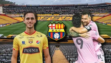 El primer gol de Leonardo Campana, salió de las filas de Barcelona SC y juega con Messi