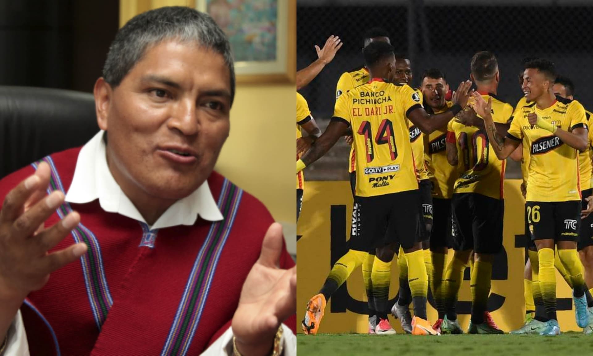 El principal dirigente de Mushuc Runa ahora quiere que el Ídolo lo ayude.