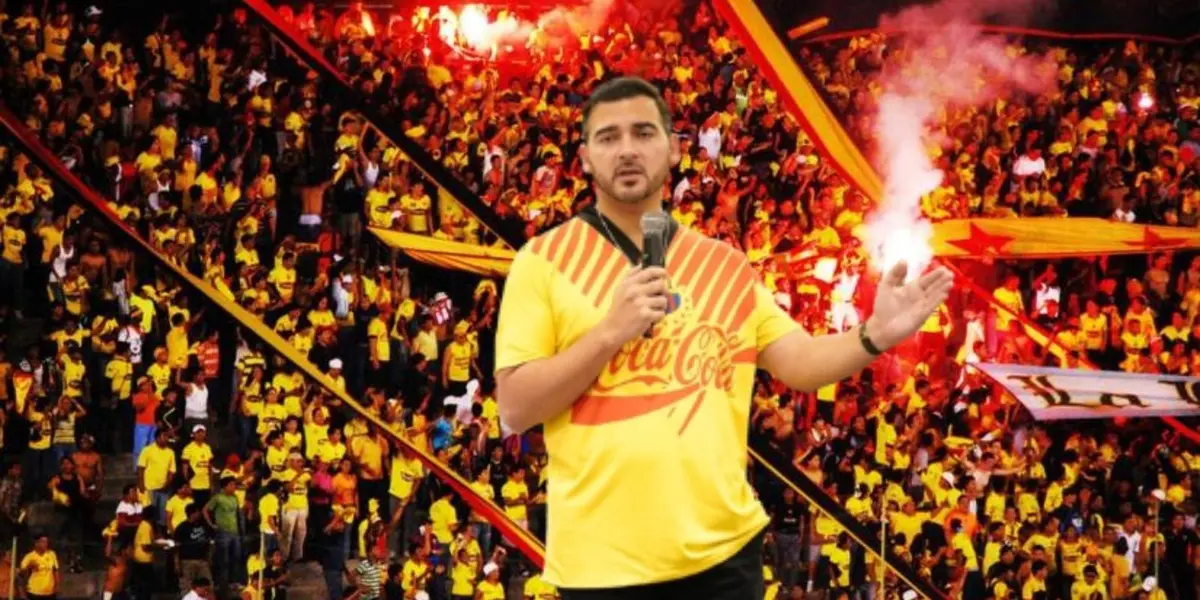 El reclamo de los hinchas de Barcelona SC a Aquiles Álvarez