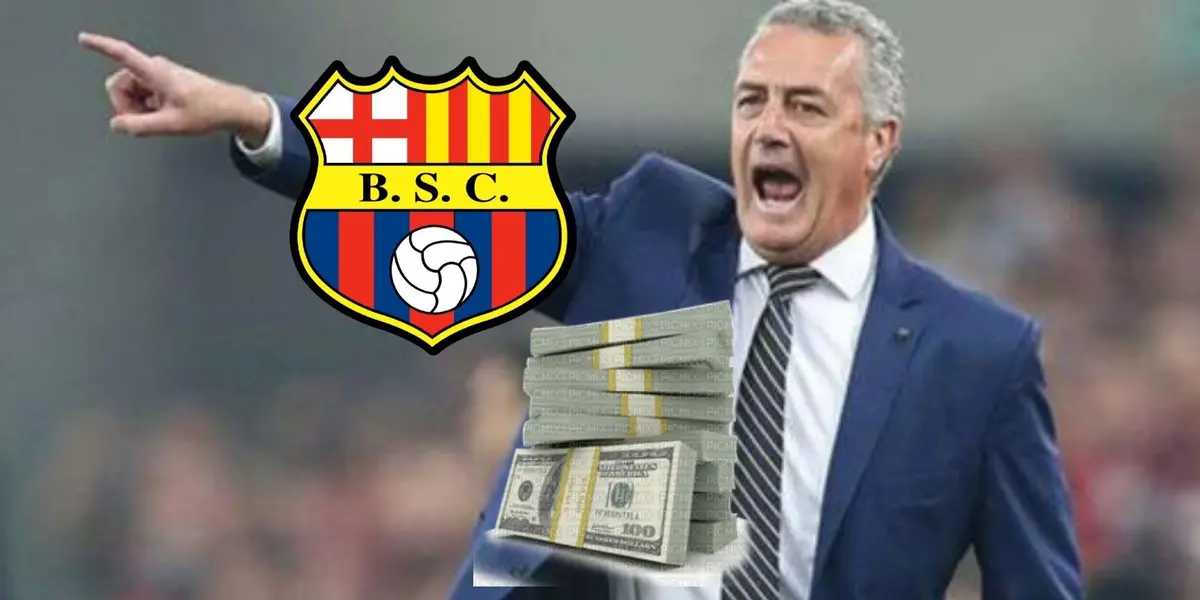 El sueldo que pide Alfaro para dirigir a Barcelona SC