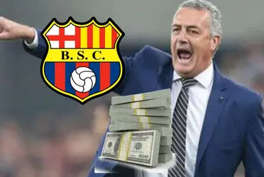 El sueldo que pide Alfaro para dirigir a Barcelona SC