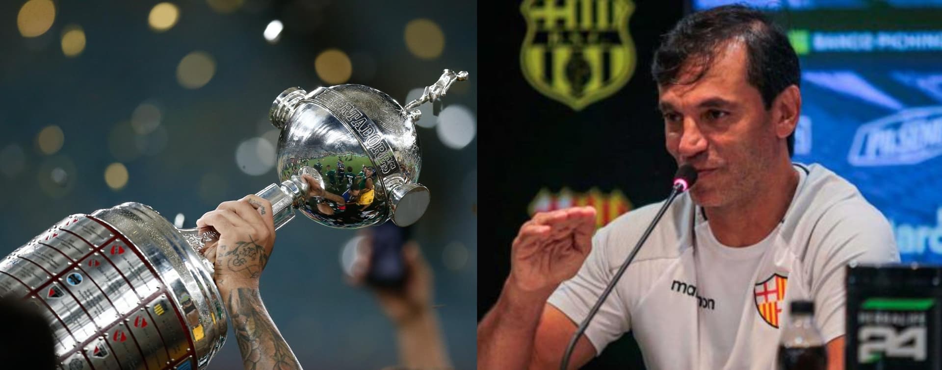 El técnico argentino quiere el primer título internacional para el Ídolo.