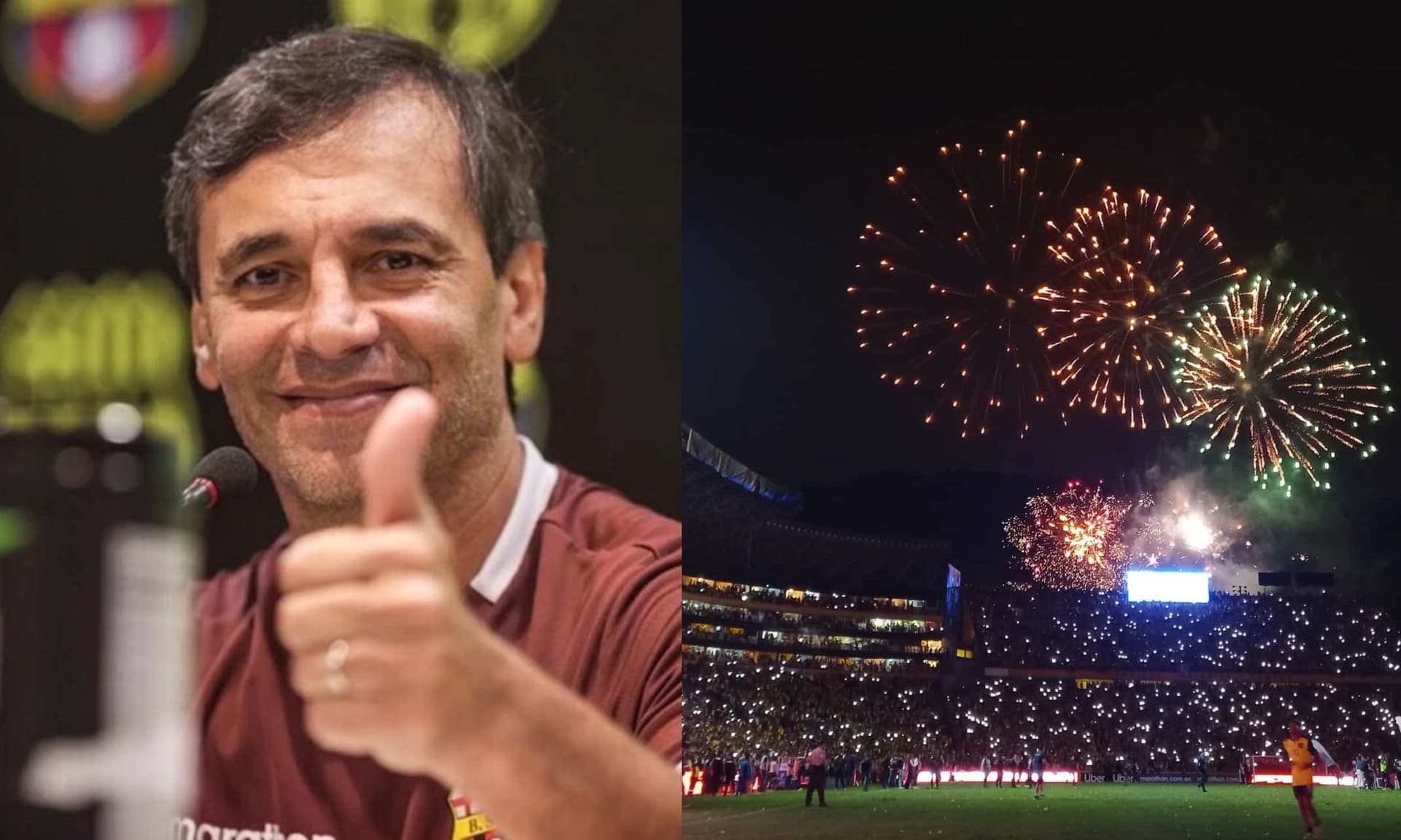 El técnico del Ídolo fue importante en la presentación del equipo.