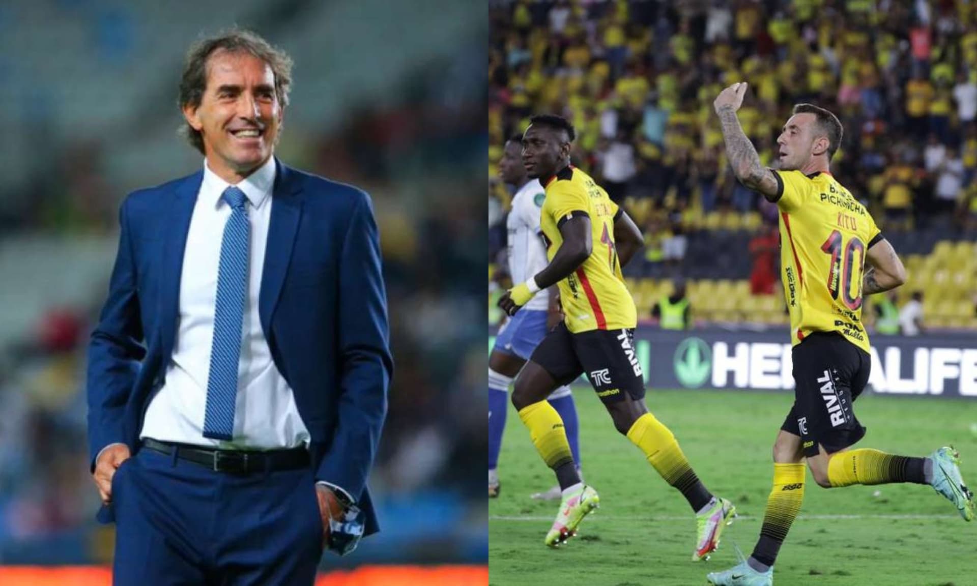 El técnico uruguayo le está dando clases al Ídolo de cómo se deben hacer las cosas.