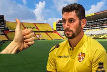 El volante central habló en rueda de prensa y dejo sus impresiones del partido y esta nueva era en Barcelona SC