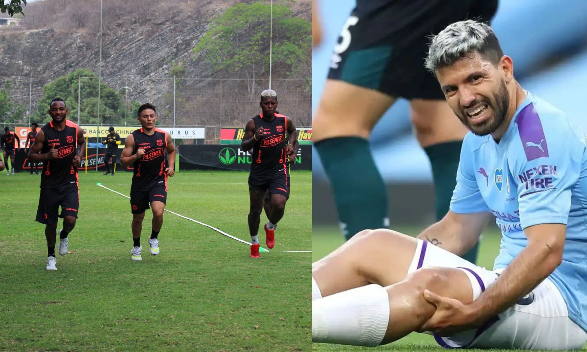 En el entrenamiento de hoy fue captado uno de los invitados para la Noche Amarilla.