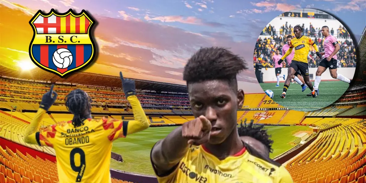 Es la joyita de Barcelona SC, y lo que dijo Allen Obando tras marcar gol en la Noche Amarilla