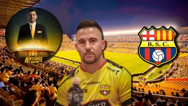 Esto decidieron con Bauman, ayer no estuvo en la Noche Amarilla con Barcelona SC