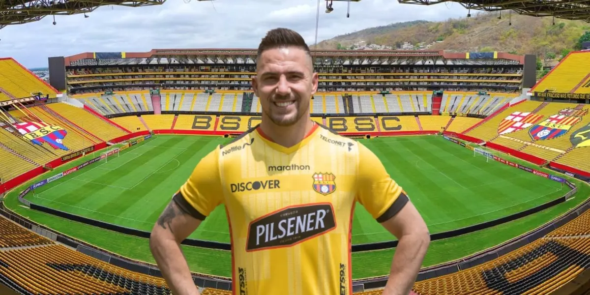 Esto dijeron en Barcelona SC de Jonatan Bauman, está lesionado y no jugaría contra Aucas