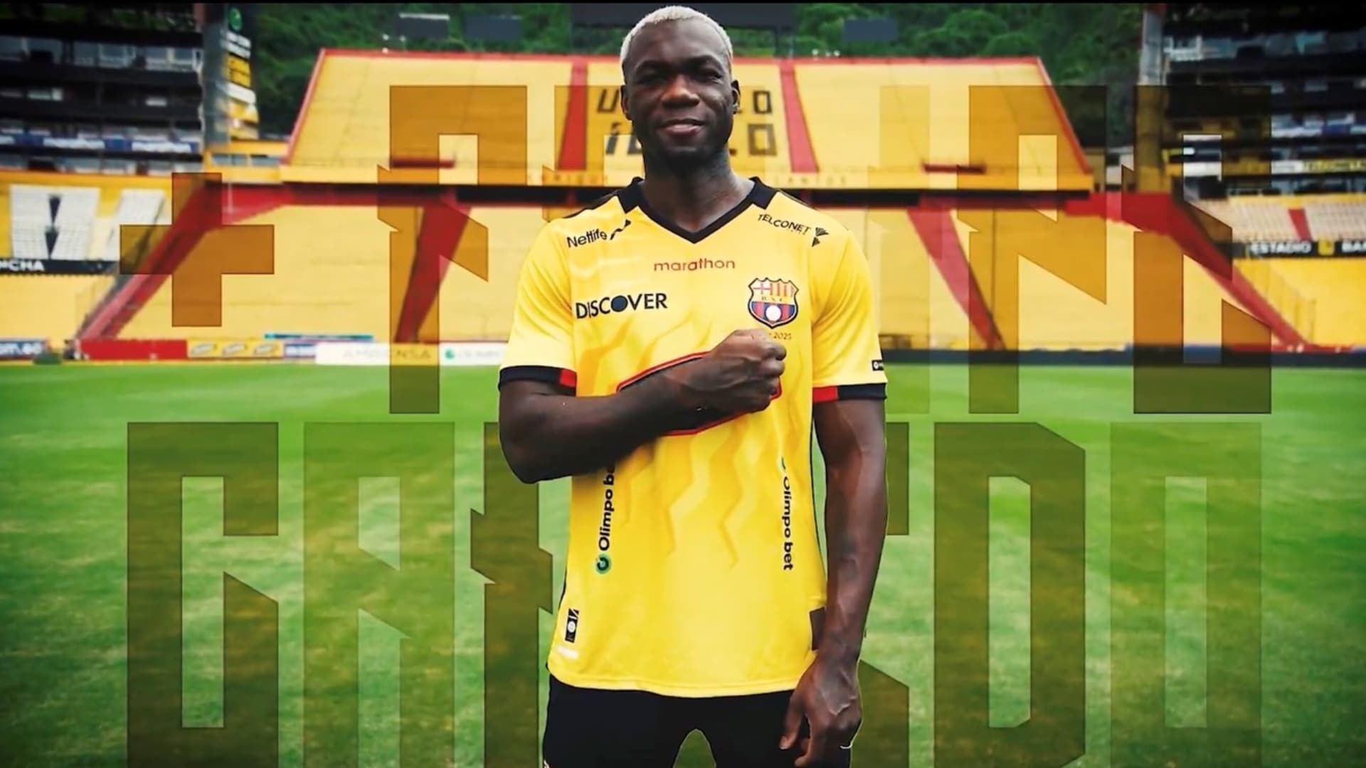 Felipe Caicedo en Barcelona SC / Foto tomada de: Barcelona SC