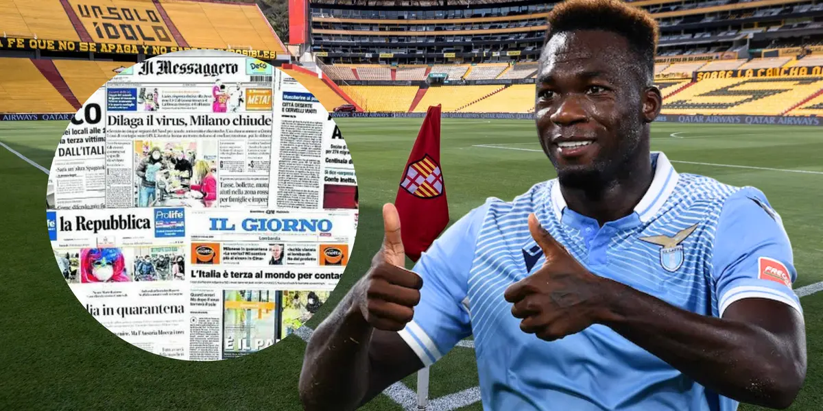 Felipe Caicedo (Foto tomada de: Barcelona SC/Lazio/Gipuzkoa)