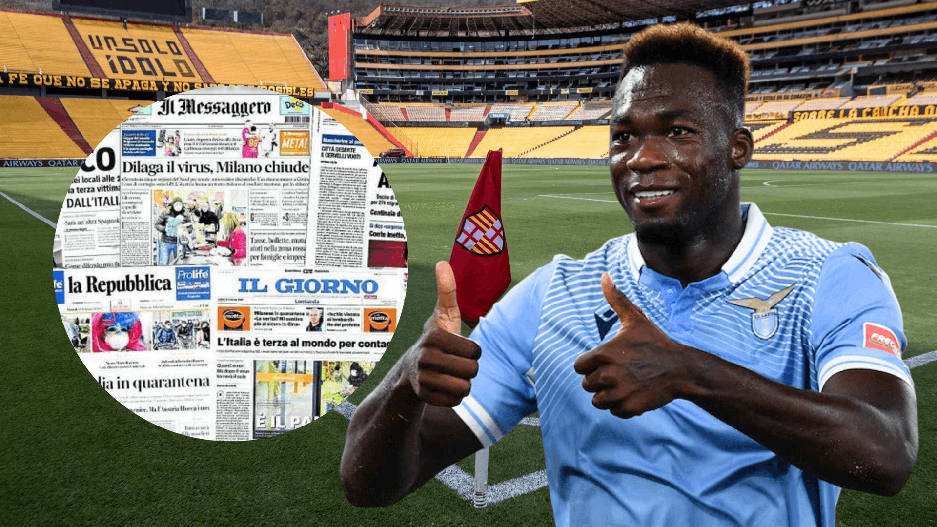 Felipe Caicedo (Foto tomada de: Barcelona SC/Lazio/Gipuzkoa)