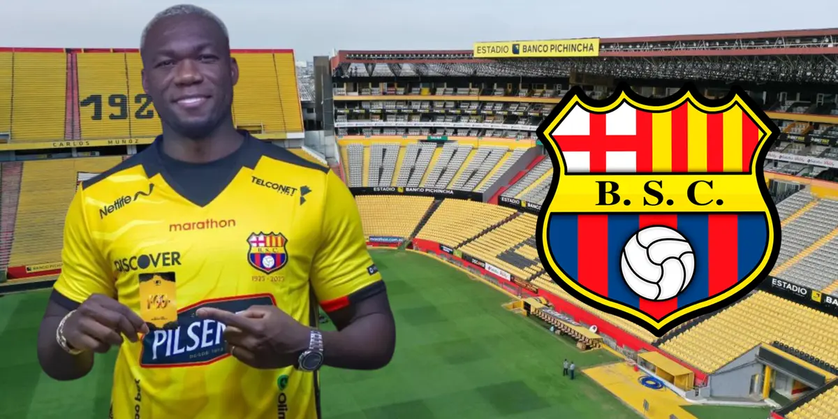 Felipe Caicedo (Foto tomada de: Barcelona SC/Wikipedia)