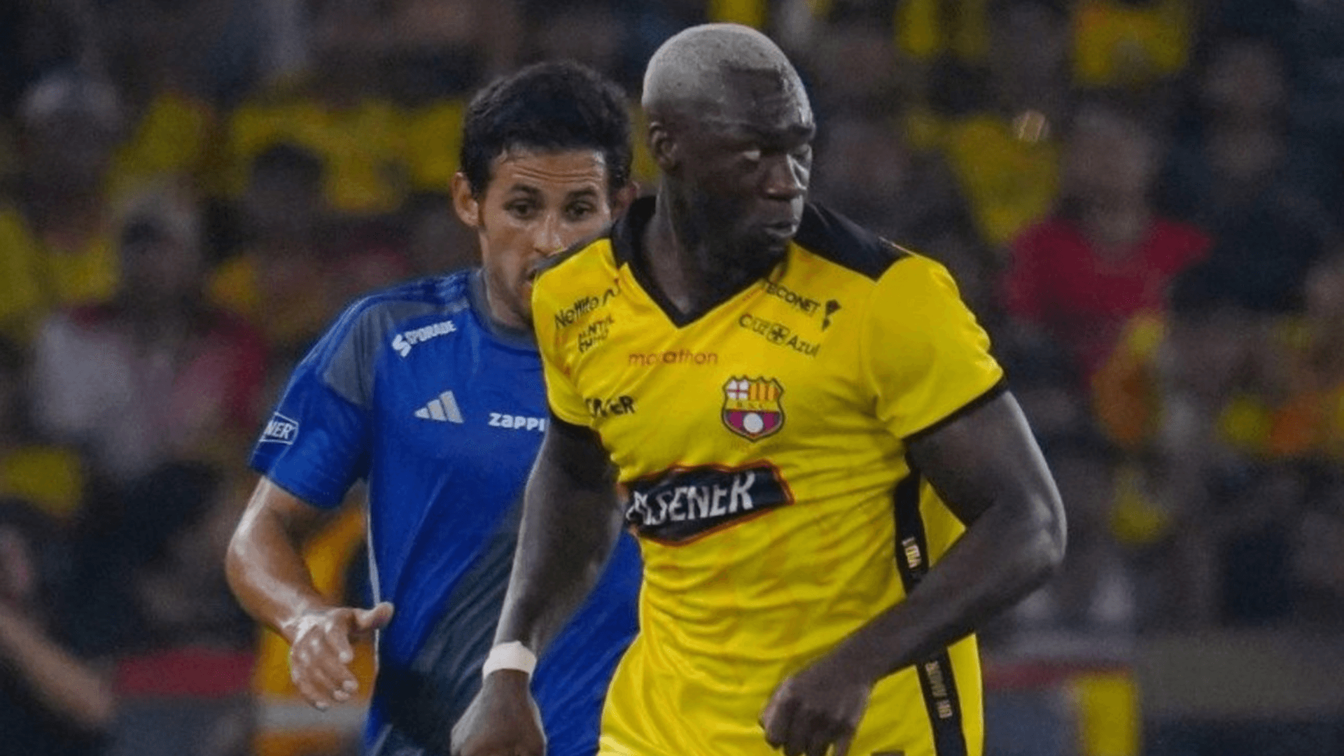 Felipe Caicedo vs Emelec / Foto tomada de: API