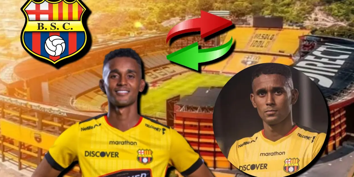 Fidel Martínez ya no jugaría en el equipo de Barcelona SC, revelaron el club que lo ficharía